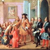 Художник Франсуа Маро. Людовик XIV с рыцарями ордена Святого Людовика, 1710 г.