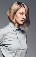 Модные прически на средние волосы с зоной разной длины