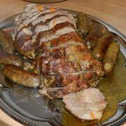 Буженина   и колбаски домашние