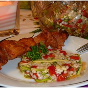 Рисовый САЛАТ с цукини, паприкой и...