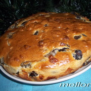 Пирог-кекс с грибами и сыром