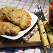 Сосисочные  оладьи