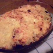 Картофельная запеканка с тунцом