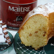 Кекс с йогуртом и орехами