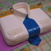 Торт "Рубашка" (МК украшения)