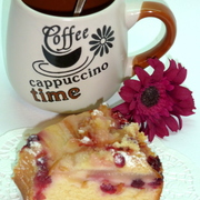 Фруктовый пирог " Яблочно-грушевая дружба с клюквой"