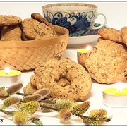 Овсяное печенье. (разное по форме и содержанию)