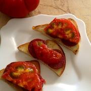 Гренки в стиле тапас