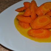 Глазированная морковь с имбирем и апельсином