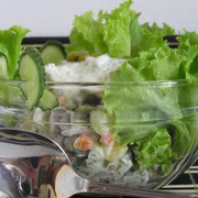 Оливье филологический- с языком по-летнему. Мои секреты.