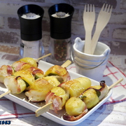 Картофельно-беконовые шашлычки