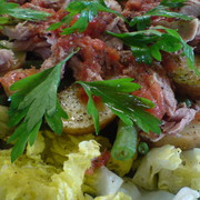 Ensalada de verano/салат из зелёной фасоли,картофеля и тунца