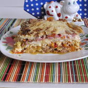 Капустная запеканка а-ля лазанья.