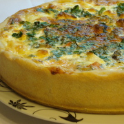 Пирог с тыквой и грибами