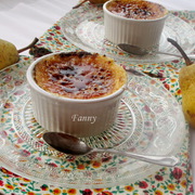 Десерт с грушей а-ля крем-брюле