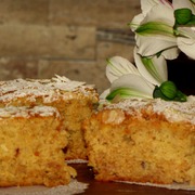 Ароматный пирог с айвой