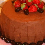 Американский торт (Cake with Dark Chocolate Buttercream)