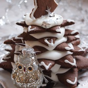 Шоколадно-имбирная пряничная ёлочка