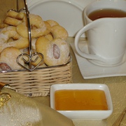 Песочное печенье с кокосовой стружкой