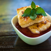 Манные ромбики