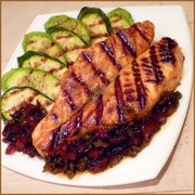 Стейки "БАБОЧКИ" из семги под медово-апельсиновым соусом