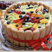 Творожный Наполеон с заварным кремом и фруктами. Для прекрасной девушки Лили lil-8888.