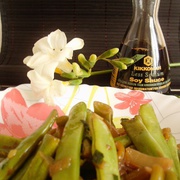 Салат из стручковой фасоли «Зеленый дракон».