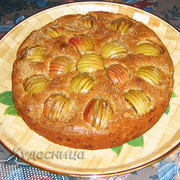 Яблочный бисквитный пирог (вариант)