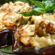 Баклажаны  с жульеном из морепродуктов  (В Италию на свадьбу!!!Приглашаются все!)