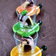 Закуска из инжира с сыром и беконом