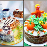 Морковный пирог. Два варианта оформления. Тест-драйв.