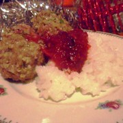 ТЕФТЕЛИ паровые с клюквенным соусом