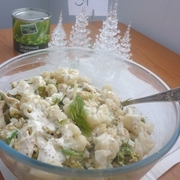 Салат с авокадо и цветной капустой "ЗГ" (Кинокулинарный ФМ)