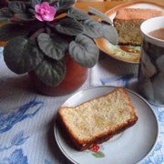 Апельсиновый кекс на белках