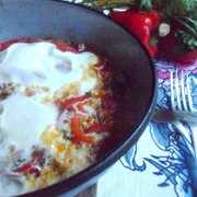 Шакшука на завтрак (мой вариант)