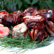 Нежный шашлык из говяжьей печени