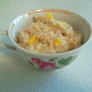 овсяная каша с апельсином