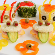 Детские сэндвичи " Лягушачье царство"