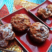 Кексы из печенья с вяленой клюквой