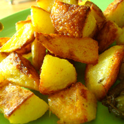 Картофель-карри из духовки.