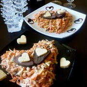 Салат с морковью "СердеШный"