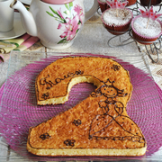 Именинный пирог на день рождения доченьки