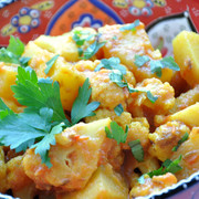 Алу Гоби आलू गोबी (вариант)