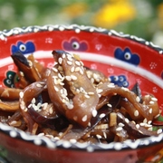 Закуска "Баклажанная лапша" в СВЧ за 3 минуты