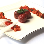 Тефтели в клюквенной глазури и коктейль “Красная шапочка»