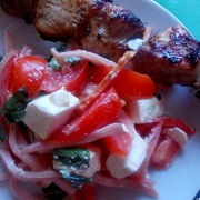 Осетинский салат к шашлыку