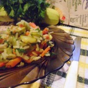 Рагу из кабачков с рисом