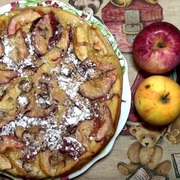 Очень простой рецепт яблочного пирога (шарлотки). Видео