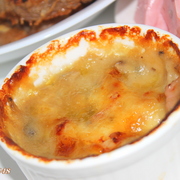 Жюльен с мясным ассорти и соусом бешамель (Тест-драйв с ТМ "Окраина")