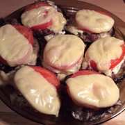 Баклажанчики с фаршем под сыром. Тест драйв с Окраиной